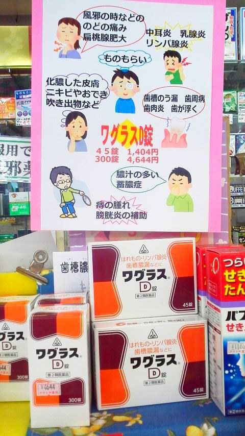 剤盛堂薬品 ホノミ漢方 ワグラスＤ錠 45錠 ×10